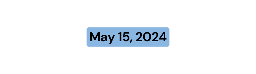 May 15 2024
